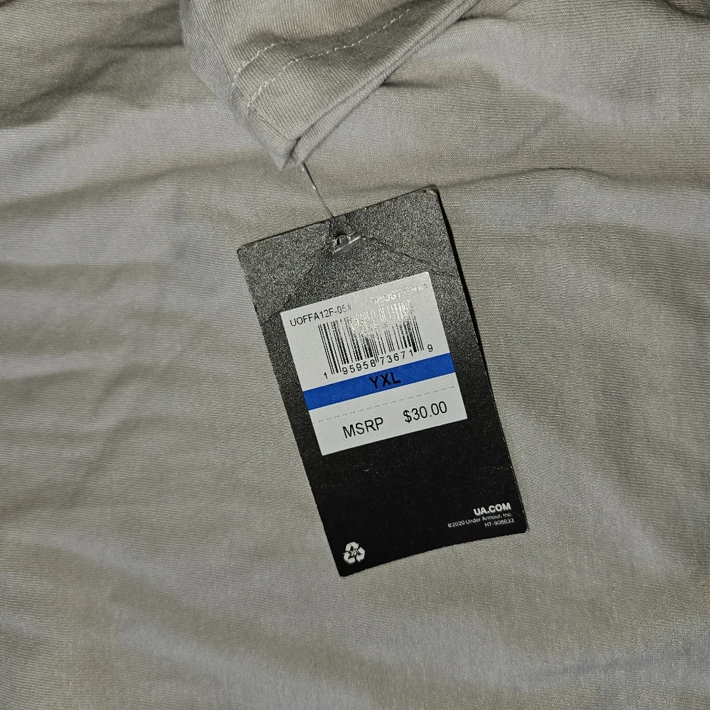 Under Armour Gray Long Sleeve Tee Soft Lightweight - Picture 2 of 6